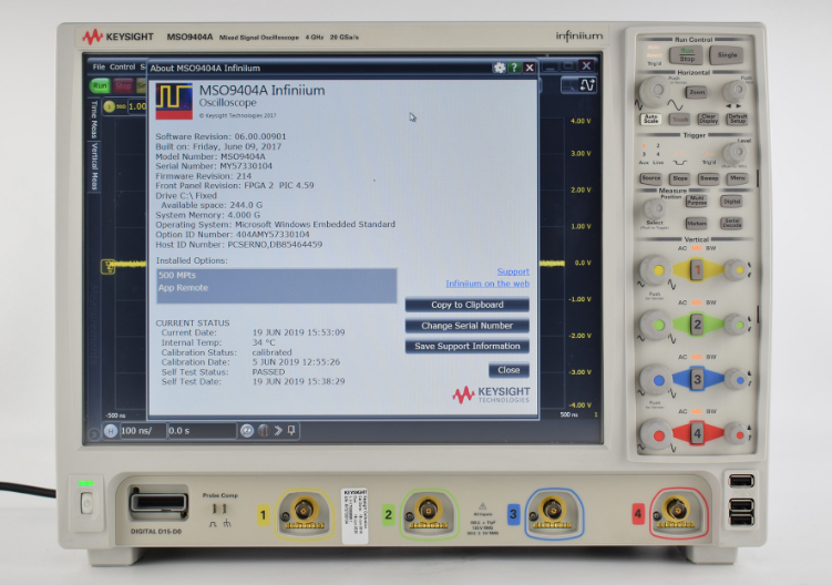  MSO9404A 混合信號示波器